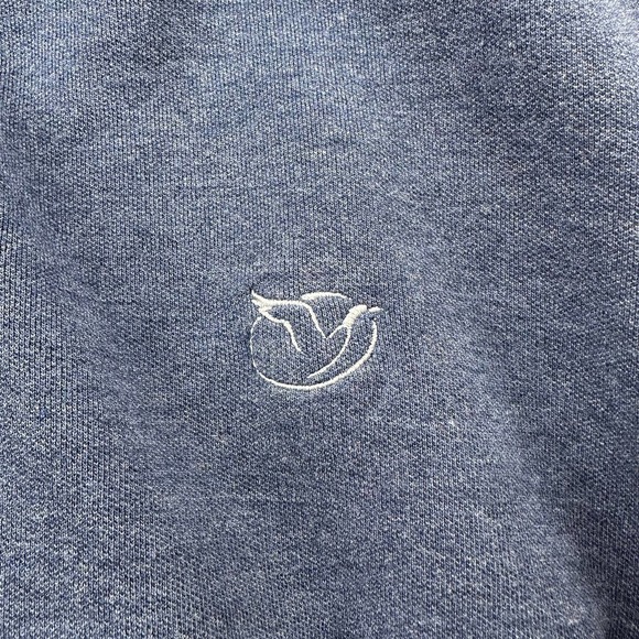 Peter Millar Quarter Zip Mens XXL Blue Crown Comfort Interlock Golf Stretch Warm - Picture 8 of 8